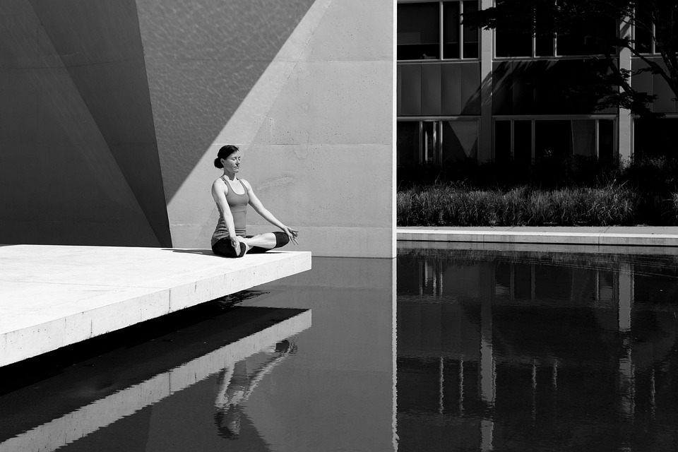 Yoga, Girl, Woman, Gray Yoga